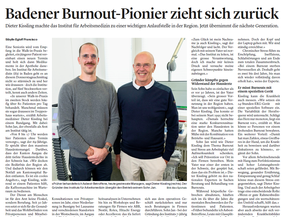 30 Jahre Einsatz für die physische und psychische Gesundheit